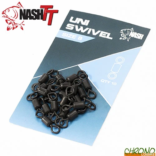 Emerillon Nash Standard Uni Swivel T8 (par 20) 3 Emerillon Nash Standard Uni Swivel T8 (par 20)