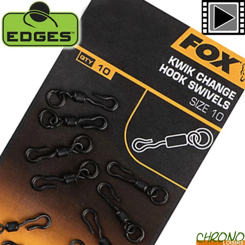 Emerillon Fox Edges Kwik Change Hook T10 (par 10) 3 Emerillon Fox Edges Kwik Change Hook T10 (par 10)