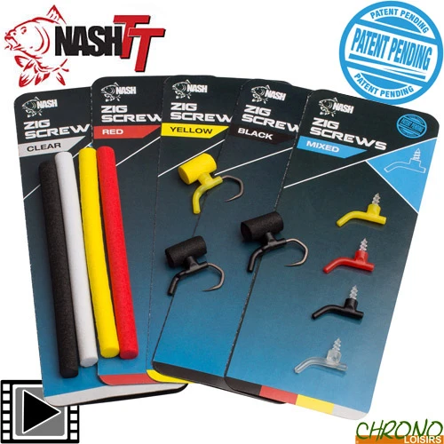 Adaptateur Nash Zig Screw + Mousse (par 4) 3 Adaptateur Nash Zig Screw + Mousse (par 4)