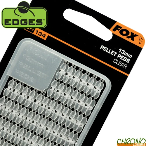 Stops Appâts Fox Edges Pellets Pegs Clear 13mm (par 134) 3 Stops Appâts Fox Edges Pellets Pegs Clear 13mm (par 134)
