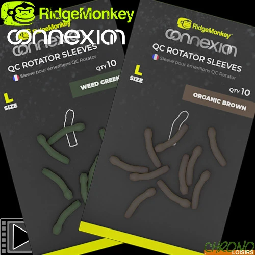 Gaine D'Emerillon RidgeMonkey Connexion QC Rotator Sleeves (par 10) 3 Gaine D'Emerillon RidgeMonkey Connexion QC Rotator Sleeves (par 10)