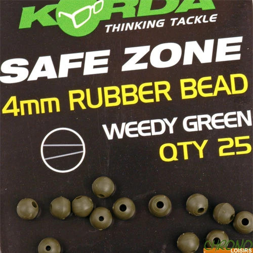 Perle Korda Caoutchouc Rubber Bead 4mm (par 25) 3 Perle Korda Caoutchouc Rubber Bead 4mm (par 25)