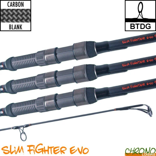 Canne Carp Design Slim Fighter Evo 10' 3.5lbs (les 3) 3 Canne Carp Design Slim Fighter Evo 10' 3.5lbs (les 3)