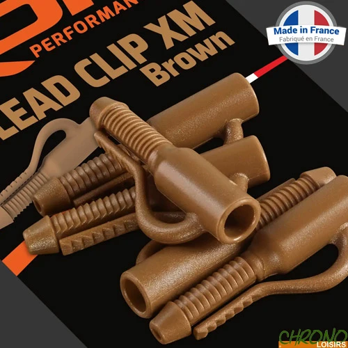 Clip Plomb ROK Lead Clip XM Brown (par 10) 3 Clip Plomb ROK Lead Clip XM Brown (par 10)