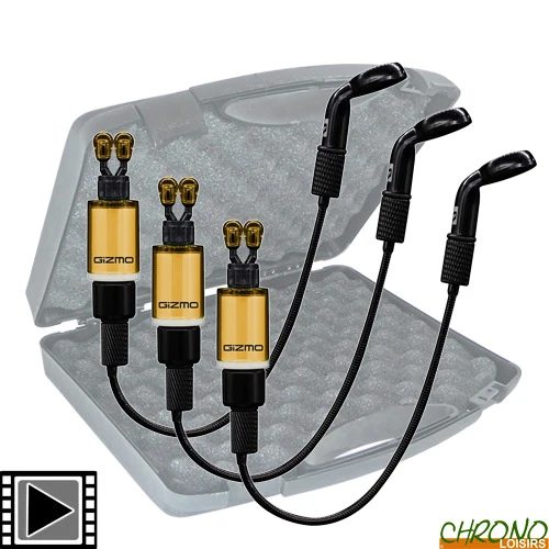 Coffret Sonik 3 Hangers Gizmo Litez Bobbins Jaune 3 Coffret Sonik 3 Hangers Gizmo Litez Bobbins Jaune