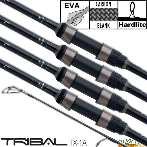 Canne Shimano Tribal TX-1A 10' 3lbs (les 4) 3 Canne Shimano Tribal TX-1A 10' 3lbs (les 4)