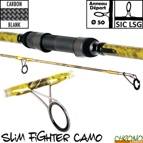 Canne Carp Design Slim Fighter Camo 50mm 13' 3.5lbs 3 Canne Carp Design Slim Fighter Camo 50mm 13' 3.5lbs