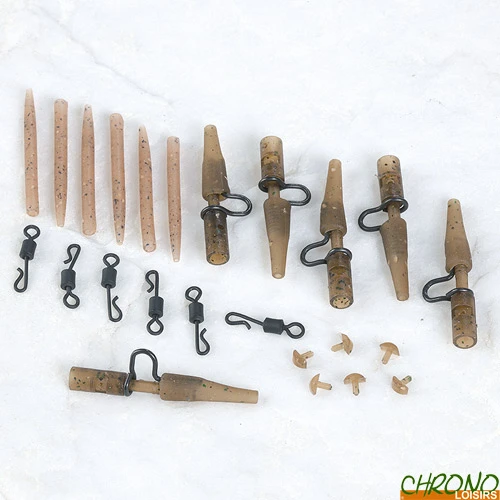 Clip Plomb Extra Carp Heavy Lead Clip Set Camou (par 6) 3 Clip Plomb Extra Carp Heavy Lead Clip Set Camou (par 6)