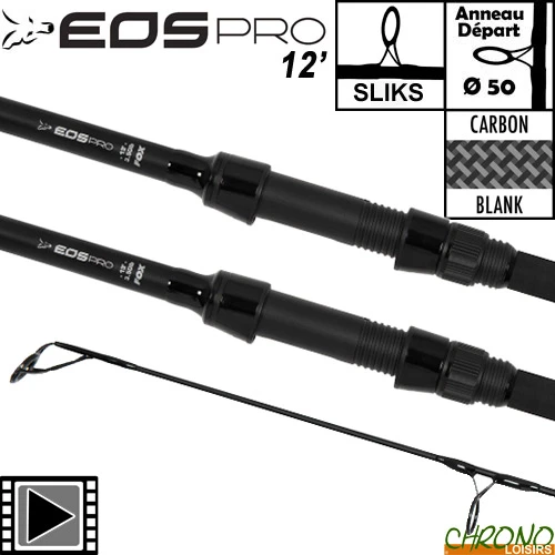 Canne Fox EOS Pro 50mm 12' 3.5lbs (les 2) 3 Canne Fox EOS Pro 50mm 12' 3.5lbs (les 2)