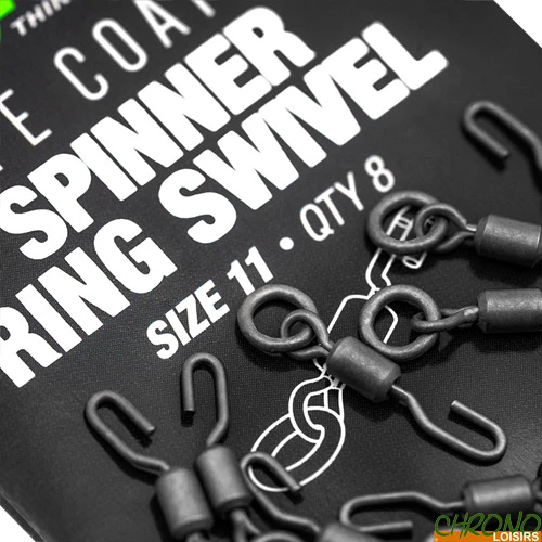 Emerillon à Anneau Korda PTFE Spinner Ring Swivel T11 (par 8) 3 Emerillon à Anneau Korda PTFE Spinner Ring Swivel T11 (par 8)