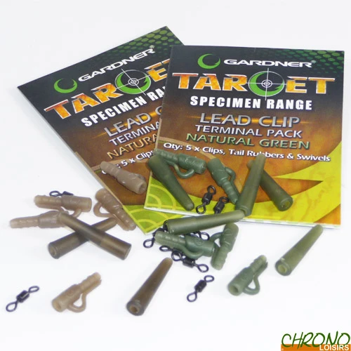 Kit Gardner Target Clip Plomb Terminal Pack (par 5) 3 Kit Gardner Target Clip Plomb Terminal Pack (par 5)