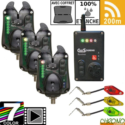 Set Electronique Carpsounder 3D Roc XRS-ACC Black Neon Dropstar DR-LX2 Mini 3 Set Electronique Carpsounder 3D Roc XRS-ACC Black Neon Dropstar DR-LX2 Mini