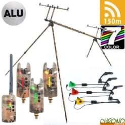 Pack Détection Carp Design Bank Pod Darkness 3D Camo Blade