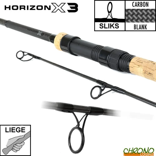 Canne Fox Horizon X3 10' 3.5lbs Full Cork 3 Canne Fox Horizon X3 10' 3.5lbs Full Cork