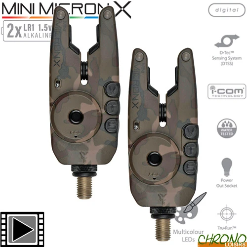 Détecteur Fox Mini Micron X Camo (les 2) 3 Détecteur Fox Mini Micron X Camo (les 2)