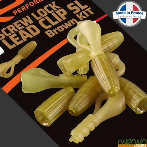 Clip Plomb ROK Screw Lock Lead Clip SL Kit Brown (par 10) 3 Clip Plomb ROK Screw Lock Lead Clip SL Kit Brown (par 10)