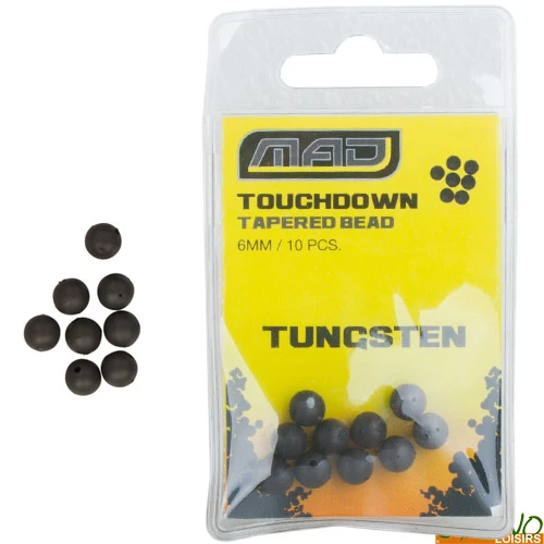 MAD® Perle MAD Touchdown Tapered Bead 6mm (par 10) 3 MAD® Perle MAD Touchdown Tapered Bead 6mm (par 10)
