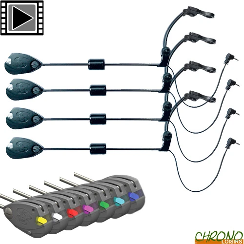 Coffret Carp Spirit 4 Balanciers Lumineux X7 Led Swing 3 Coffret Carp Spirit 4 Balanciers Lumineux X7 Led Swing