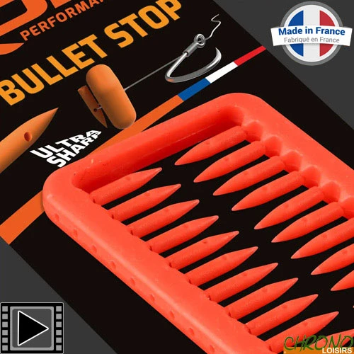 Stops Appâts ROK Bullet Stop Orange (par 40) 3 Stops Appâts ROK Bullet Stop Orange (par 40)