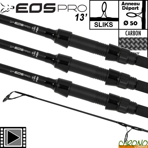 Canne Fox EOS Pro 50mm 13' 3.5lbs (les 3) 3 Canne Fox EOS Pro 50mm 13' 3.5lbs (les 3)