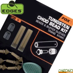 Kit Montage Fox Edges Tungsten Chod Bead (par 6)