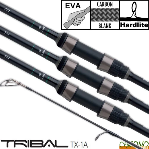 Canne Shimano Tribal TX-1A 10' 3lbs (les 3) 3 Canne Shimano Tribal TX-1A 10' 3lbs (les 3)