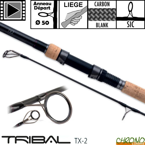 Canne Shimano Tribal TX-2 50mm 12' 3.25lbs Full Cork 3 Canne Shimano Tribal TX-2 50mm 12' 3.25lbs Full Cork