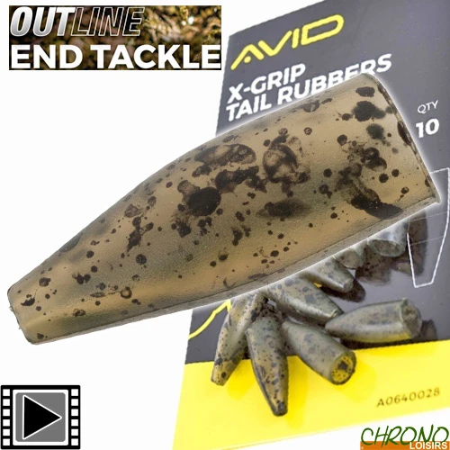 Tétine Avid Carp X-Grip Pour Clip Plomb (par 10) 3 Tétine Avid Carp X-Grip Pour Clip Plomb (par 10)