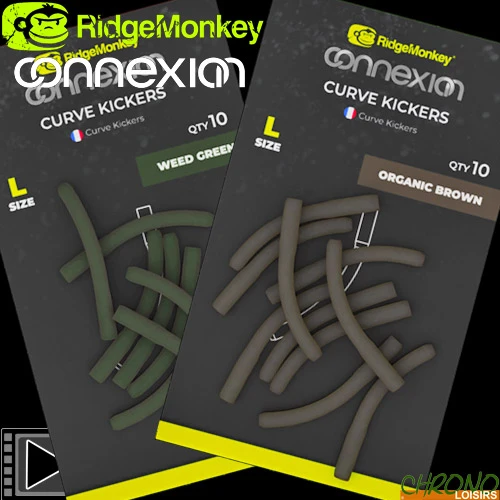 Adaptateur RidgeMonkey Connexion Curve Kickers Large (par 10) 3 Adaptateur RidgeMonkey Connexion Curve Kickers Large (par 10)