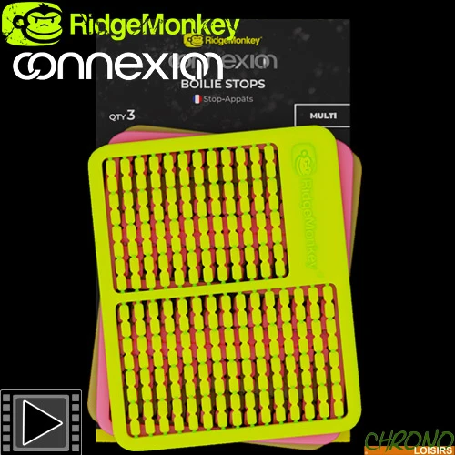 Stops Appâts RidgeMonkey Connexion Boilie Stops Multi Colours (par 3) 3 Stops Appâts RidgeMonkey Connexion Boilie Stops Multi Colours (par 3)