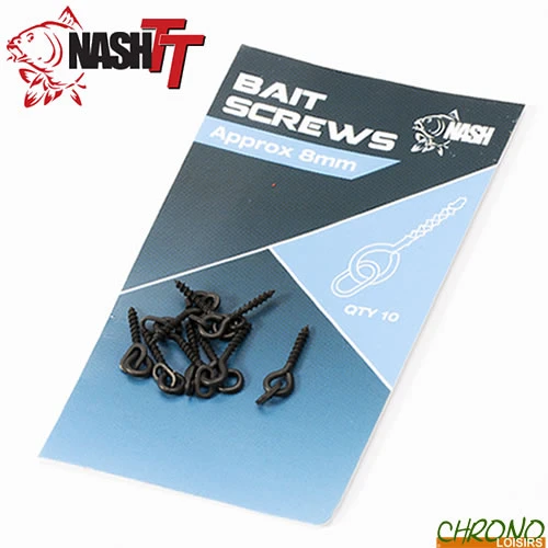 Vis à Appâts Nash Tackle Screws (par 10) 3 Vis à Appâts Nash Tackle Screws (par 10)
