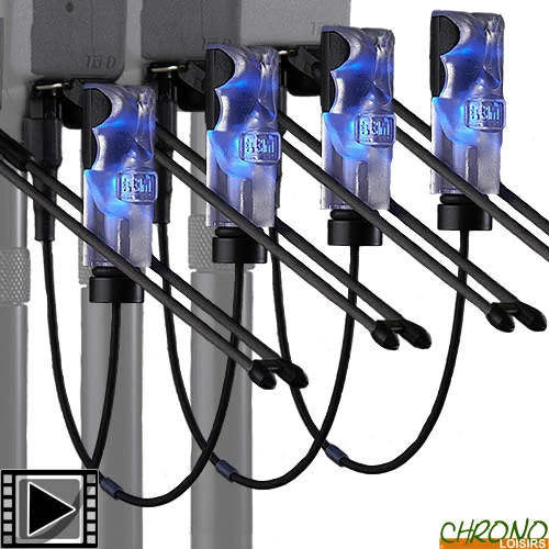 Hanger Delkim Nitelite Set Illuminated Bleu (les 4) 3 Hanger Delkim Nitelite Set Illuminated Bleu (les 4)