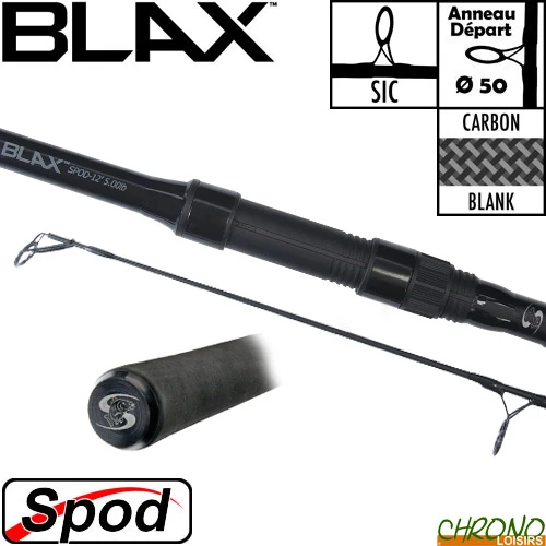 Canne Carp Spirit Blax Spod 50mm 12' 5lbs 3 Canne Carp Spirit Blax Spod 50mm 12' 5lbs