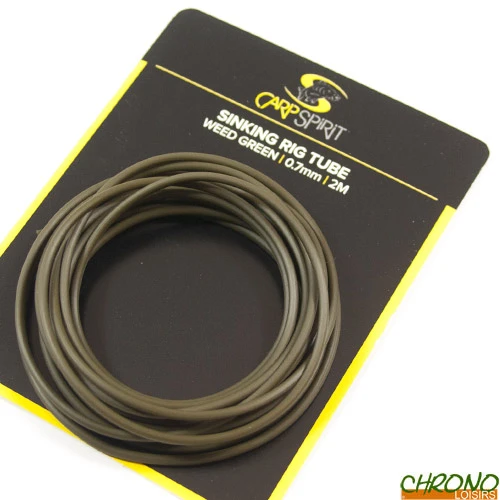 Tube Anti Tangle Carp Spirit Sinking Rig Tube Weed Green 0.7mm 3 Tube Anti Tangle Carp Spirit Sinking Rig Tube Weed Green 0.7mm