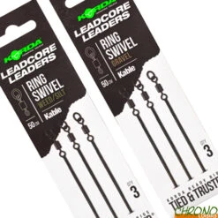 Montage Korda Leadcore Leader Ring Swivel 50cm (par 3)