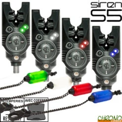 Coffret Nash 4 Détecteurs Siren S5 Digital Color + 4 Hanger Nash